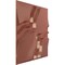 Ekena Millwork 19 5/8in. W x 19 5/8in. H Rogue EnduraWall Decorative 3D Wall Panel Covers 2.67 Sq. Ft. WP20X20RGFCP - alternate 4